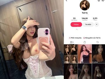 Lộ clip em tiktok Việt Tuệ Vy khen dương vật ngon khi em cưỡi